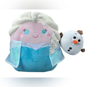 Squishmallow Plush 12 "Elsa and 5" Olaf Ultimate Soft Stuffed Toys
